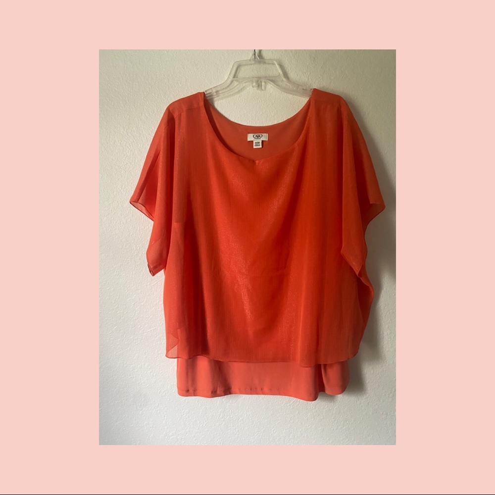 Cato fashion - Orange Blouse 22/24W